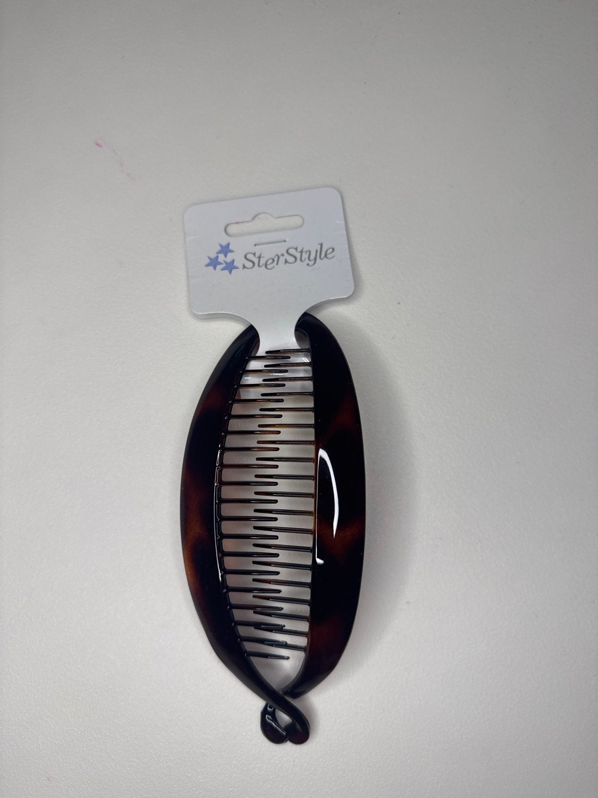 SterStyle Haarspeld - Banaanclip - Bruin en Zwart, Ophalen of Verzenden, Nieuw, Haarspeld