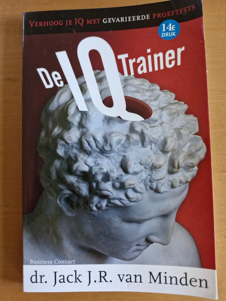 De IQ Trainer - Verhoog je IQ met gevarieerde proeftests, Ophalen of Verzenden, Zo goed als nieuw, Gamma, Dr. Jack J.R. van Minden