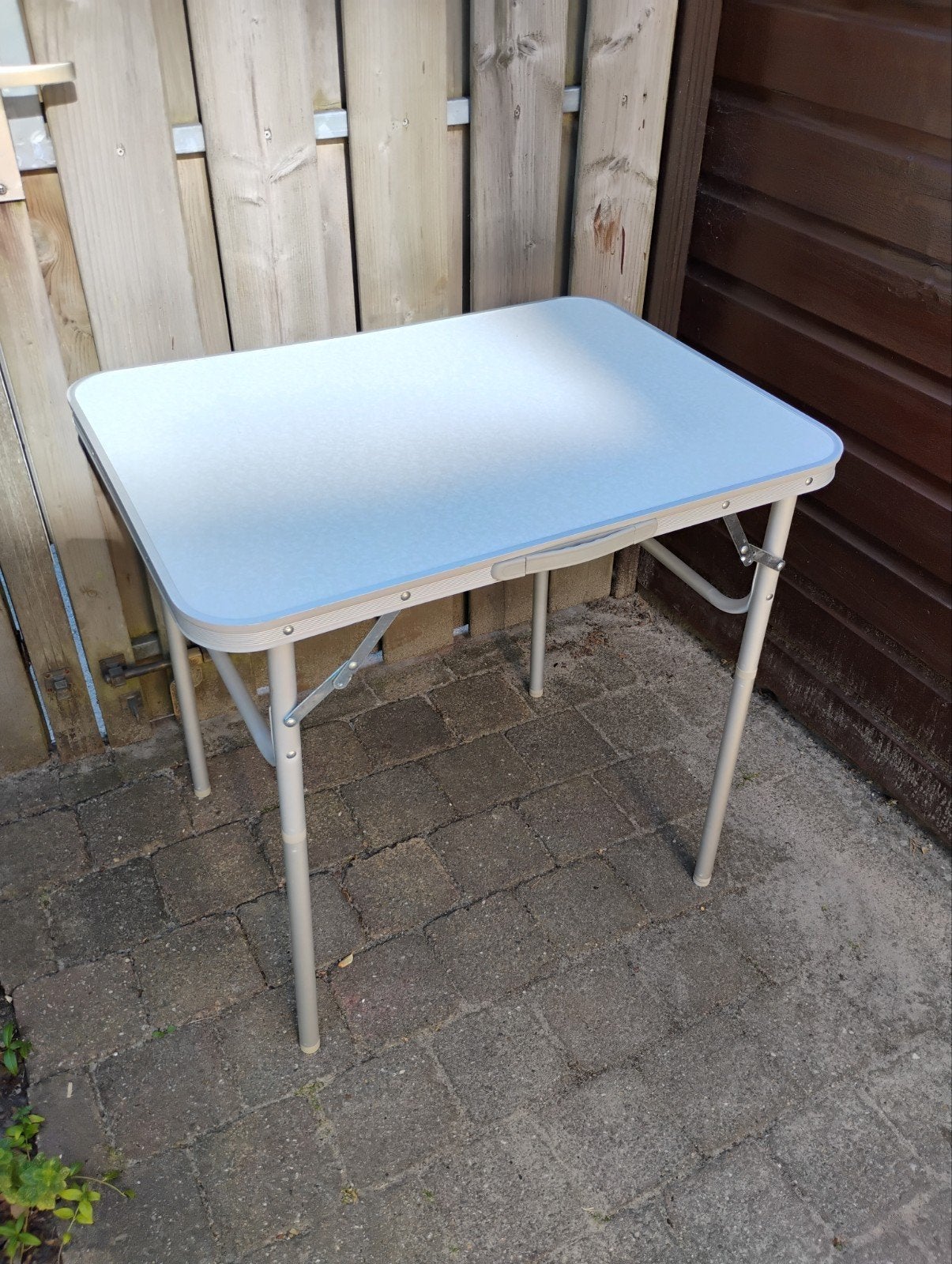Lichtgewicht aluminium campingtafel 55x75x70 cm, Ophalen