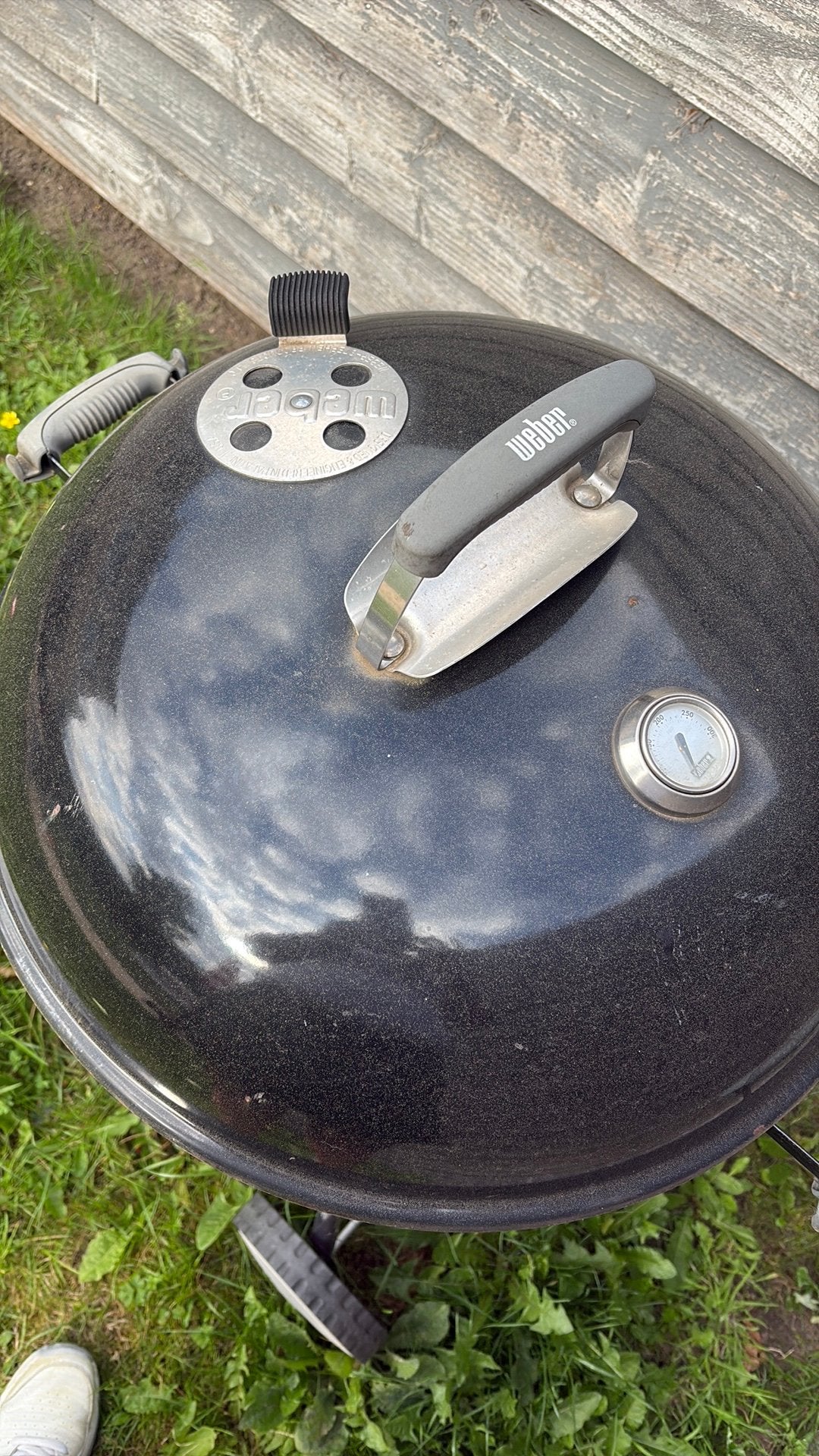 Grote BBQ weber, Ophalen of Verzenden, Gebruikt, Met accessoires