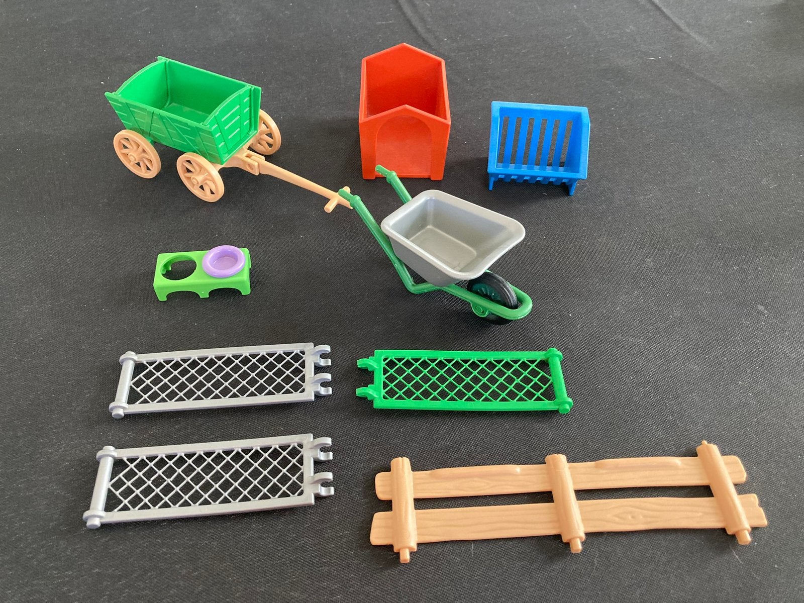Playmobil hekje, kruiwagen ed.., Kinderen en Baby's, Ophalen of Verzenden, Zo goed als nieuw