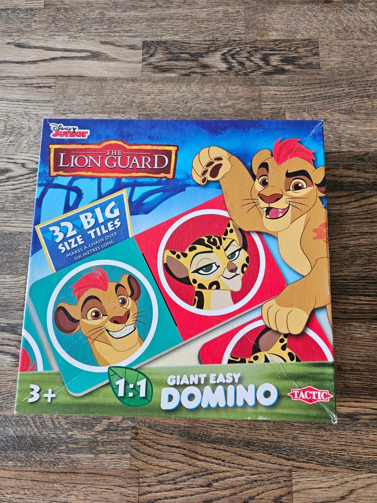 Disney Junior The Lion Guard Giant Easy Domino, Vijf spelers of meer, Ophalen of Verzenden, Zo goed als nieuw, Tactic
