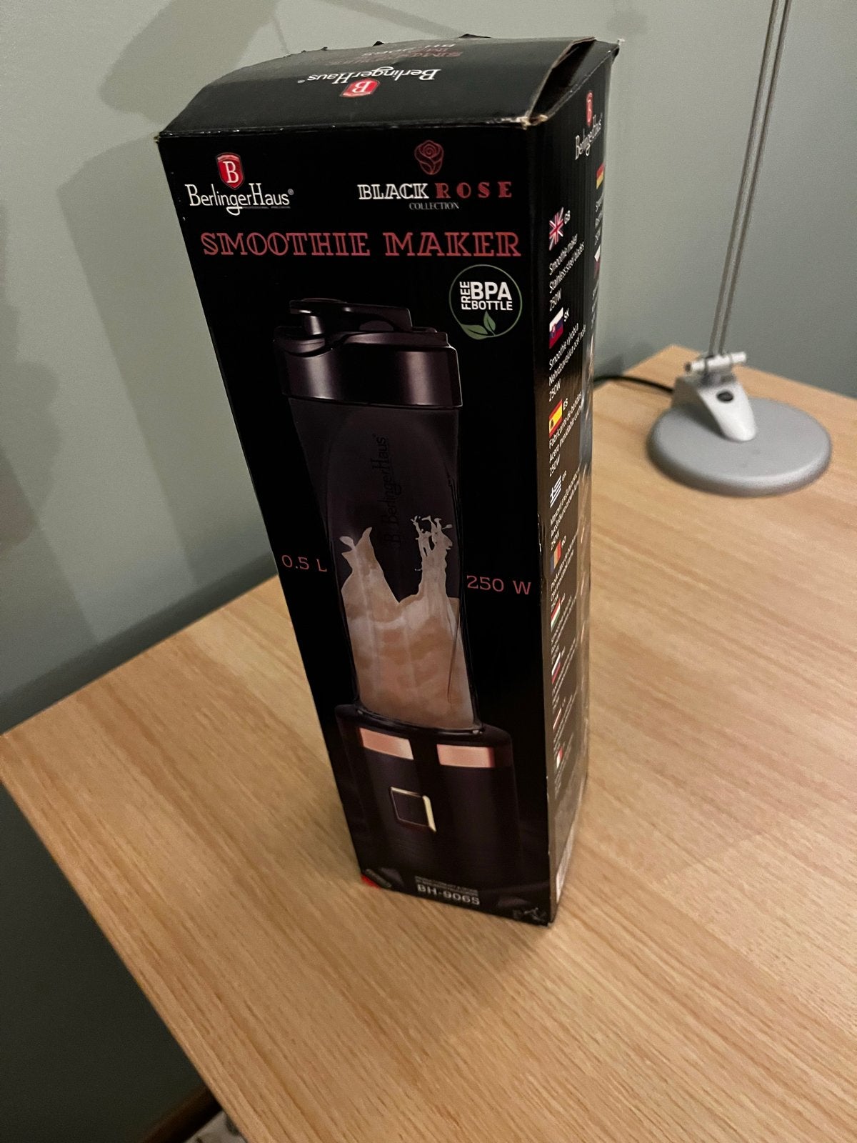 Berlinger Haus Smoothie Maker BH-9065 Zwart - Nieuw, Ophalen of Verzenden, Nieuw, Blender to go