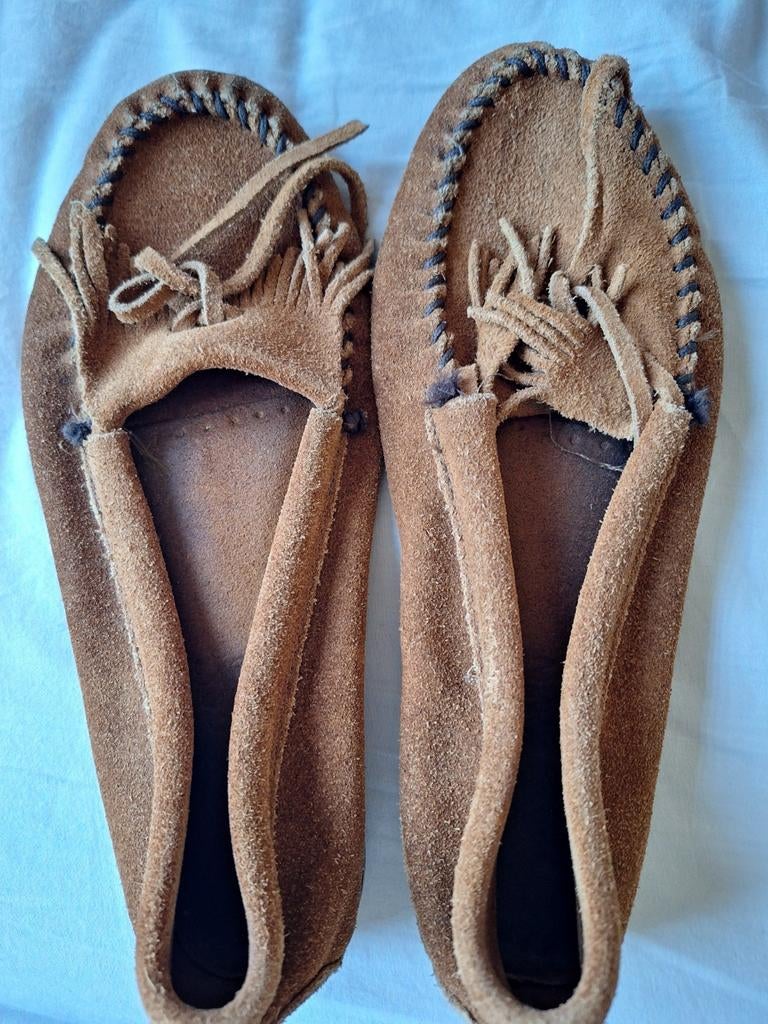 Mocassins minnetonka maat 8 39, Ophalen of Verzenden, Gedragen, Bruin, Espadrilles of Moccasins