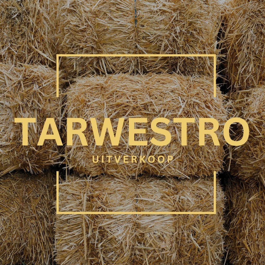 Tarwe stro te koop  €105 excl. transport, Ophalen, Vee