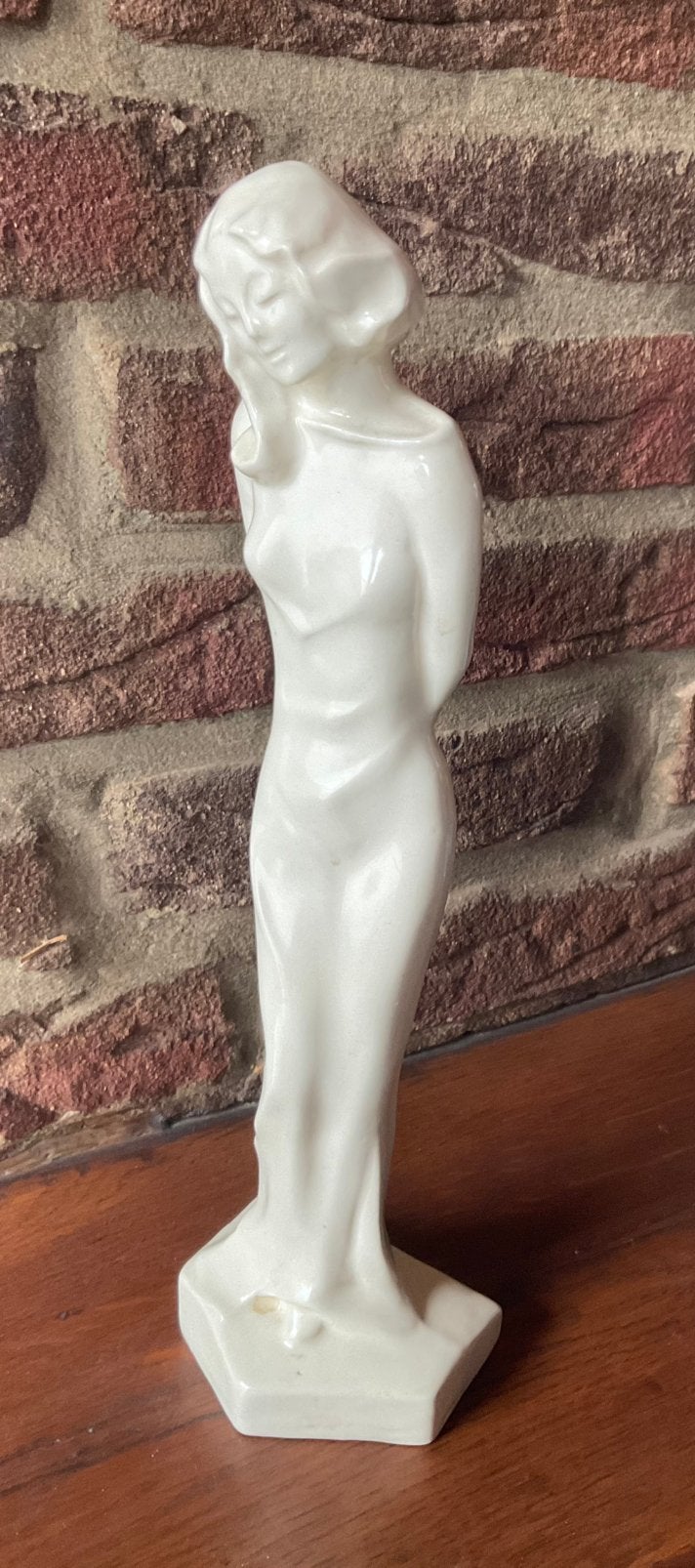Plateel Art Deco Dame, gemaakt rond 1930, Ophalen of Verzenden