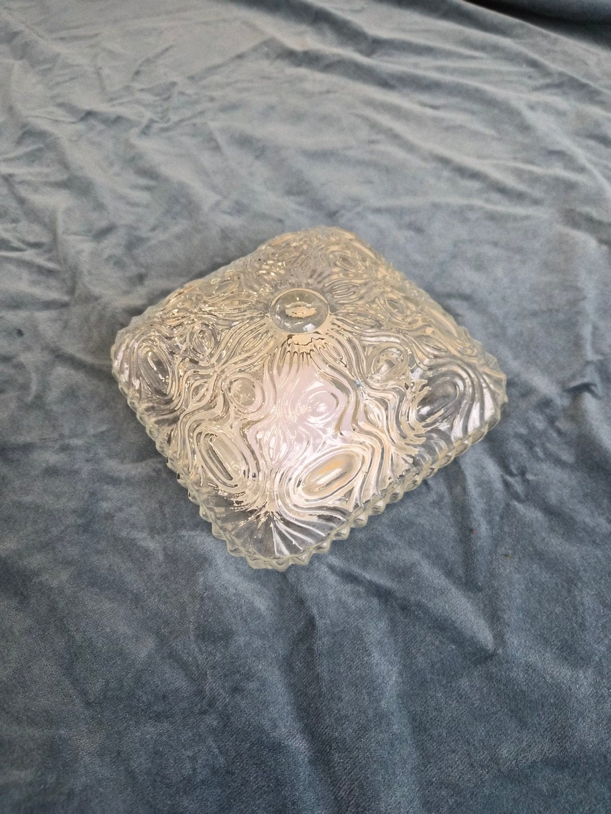 Vintage plafondlamp Massive, Gebruikt, Vintage, Onbekend, Glas