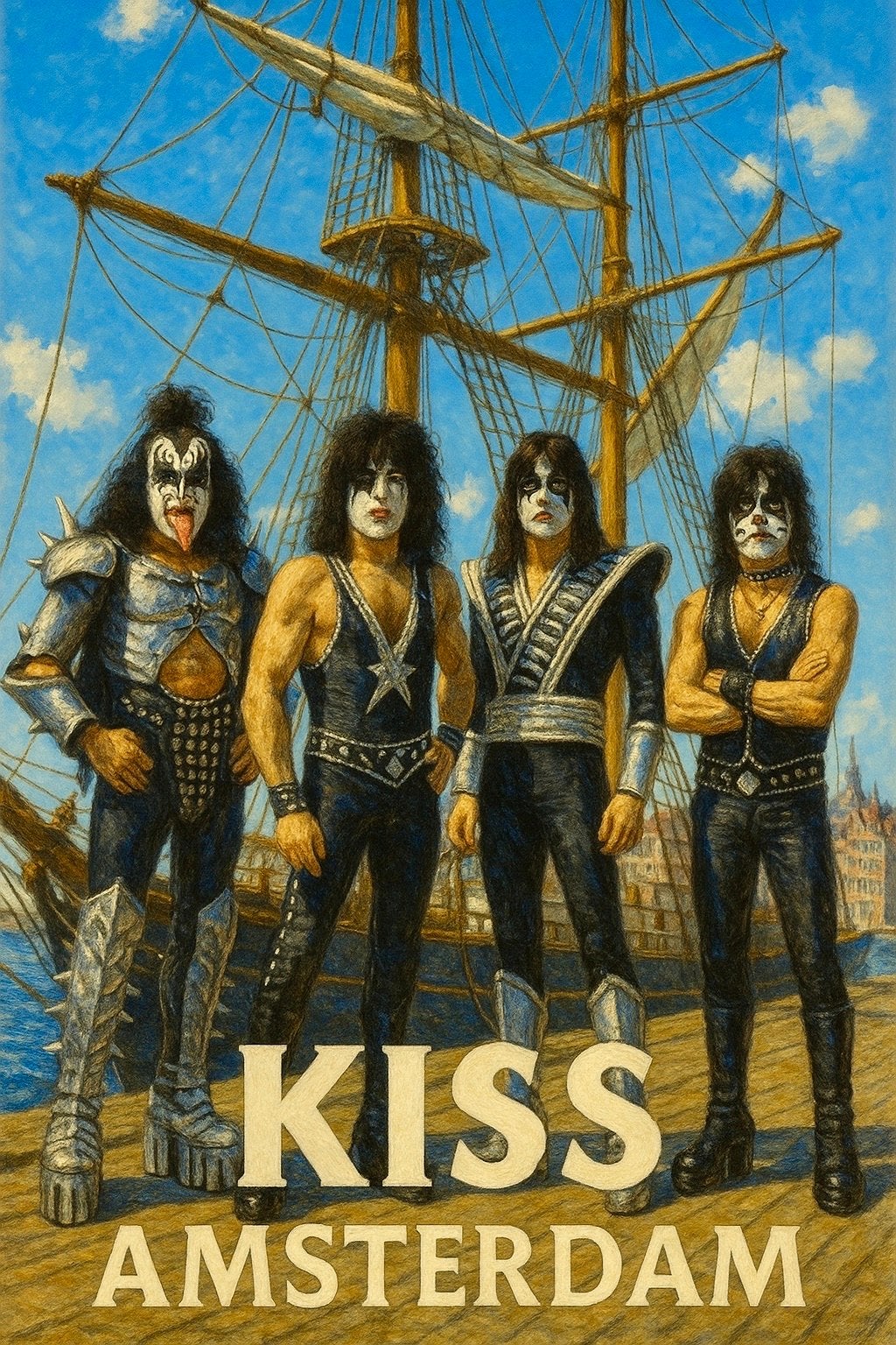 Metalen wandborden 20x30 cm: Kurt Cobain, Kiss, M Jackson, B, Ophalen, Metaal, 30 cm, 20 cm