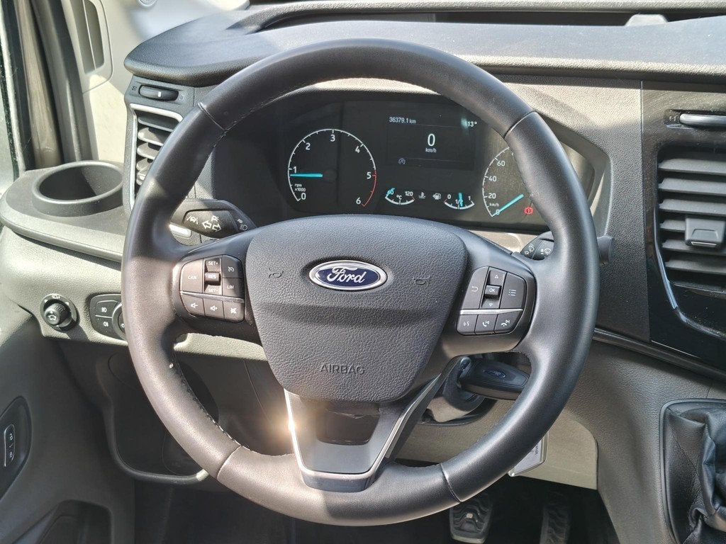 Ford Transit 350 2.0 TDCI L3H2 DC Trend 6 ZITPLAATSEN | LAT, Voorwielaandrijving, Stof, Euro 6, 129 pk