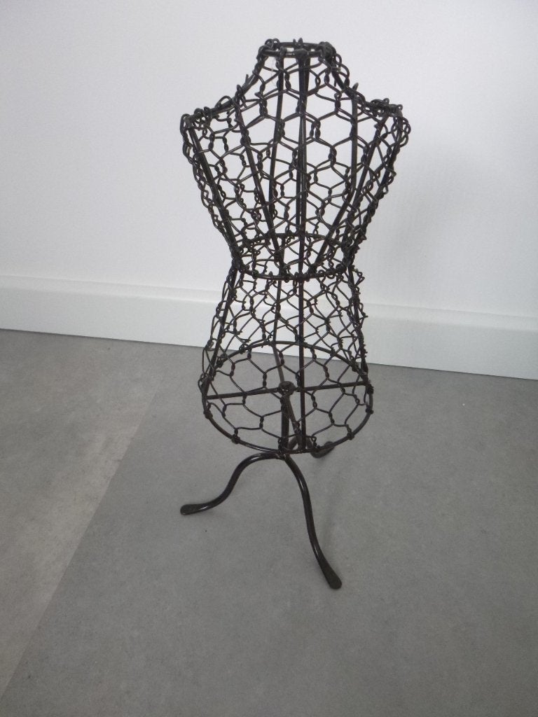 gaas metalen torso, afm. 35x12cm  zgan, Ophalen of Verzenden, Zo goed als nieuw, Metaal