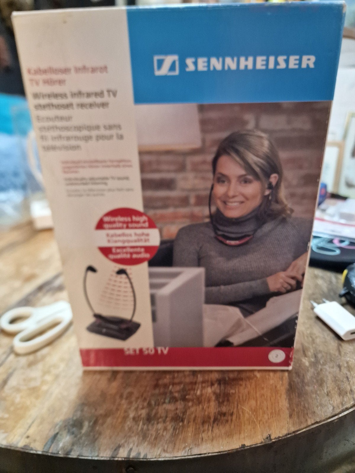 Sennheiser Set 50 TV Draadloze Infrarood Hoofdtelefoon, Ophalen of Verzenden, Sennheiser