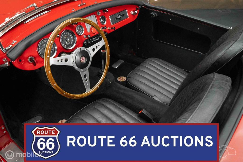 MG MGA 1600 Cabriolet | 1960 | Route 66 Auctions, Auto's, Oldtimers, Overige carrosserieën, Zwart, Bedrijf, Handgeschakeld