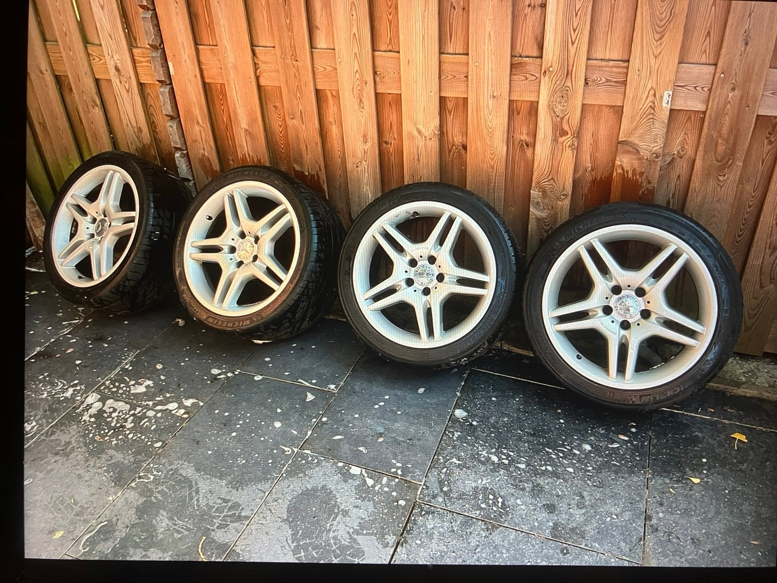 Mercedss SL AMG aluminium velgen, Ophalen, Zo goed als nieuw