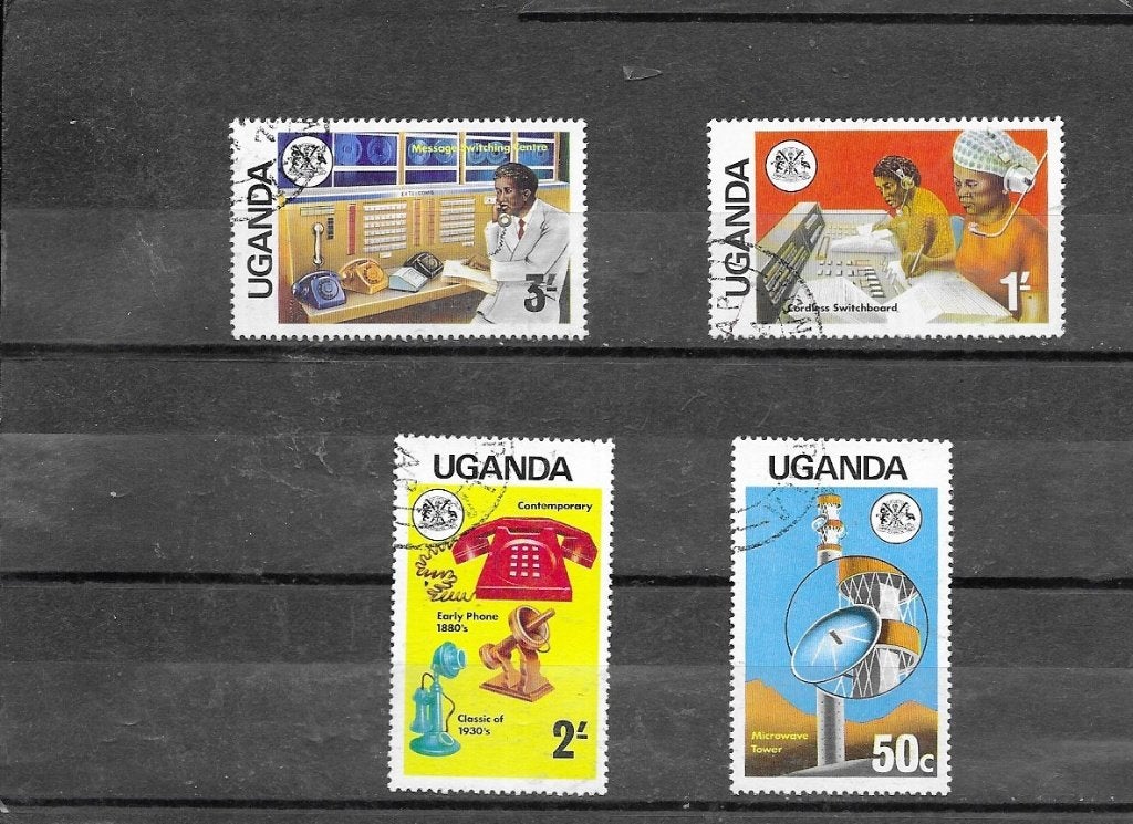 Uganda, kavel recente zegels, gestempeld, Verzenden, Tanzania, Gestempeld