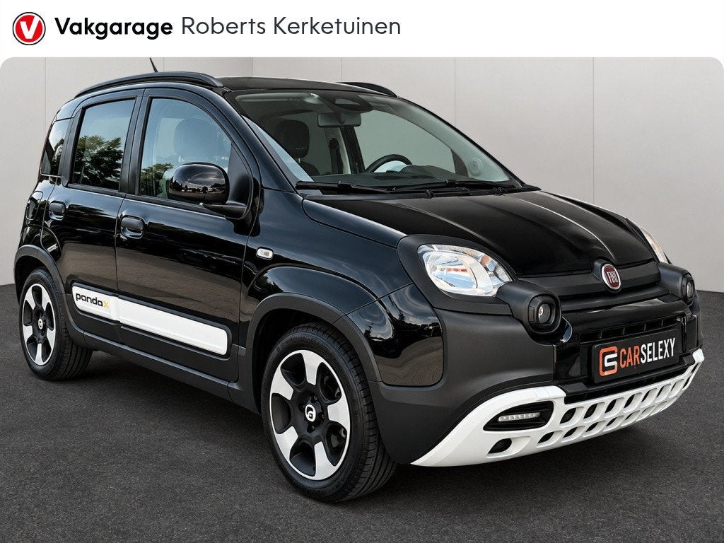 Fiat Panda 1.0 Hybrid Pandina Cross Hoge Zit Carplay LM-Velg, Auto's, Stof, Gebruikt, Euro 6, Panda