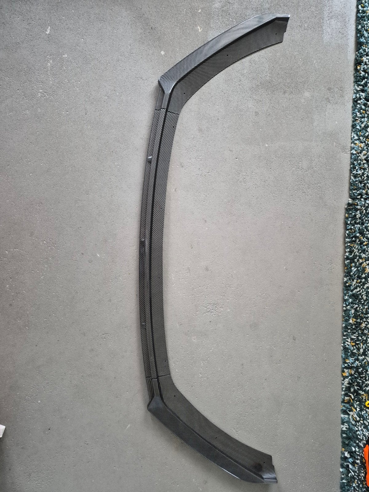 Carbon look voorbumper spoiler lip universeel, Voor, Seat, Nieuw, Ophalen of Verzenden
