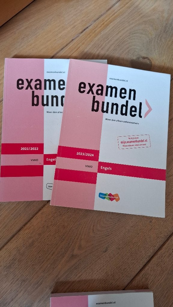 Examenbundels Engels VWO 2021 tm 2024, VWO, Engels, ThiemeMeulenhoff, Ophalen of Verzenden