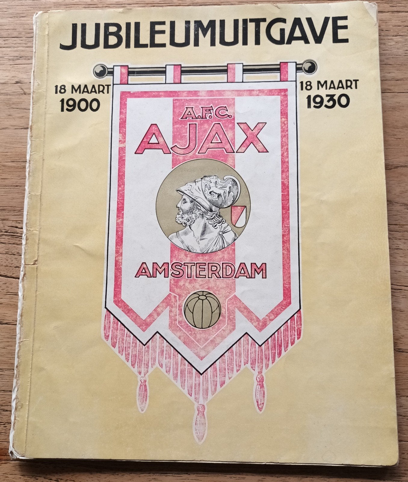 Jubileumuitgave A.F.C. Ajax 1900-1930 Eddie Hamel, Volkers, Verzenden, Ajax