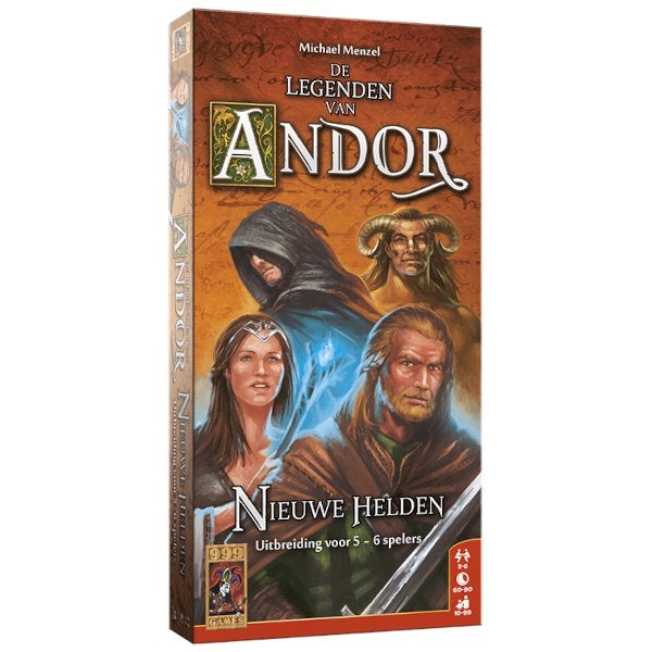 De Legenden van Andor Nieuwe Helden 999 Games Bordspel Nieuw, 999 Games, Nieuw, Ophalen of Verzenden, Vijf spelers of meer
