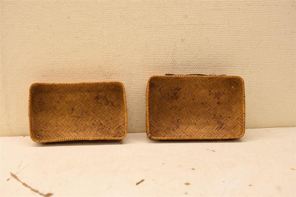 rieten koffertje 46182, Overige materialen, Gebruikt, Ophalen of Verzenden, 70 cm of meer