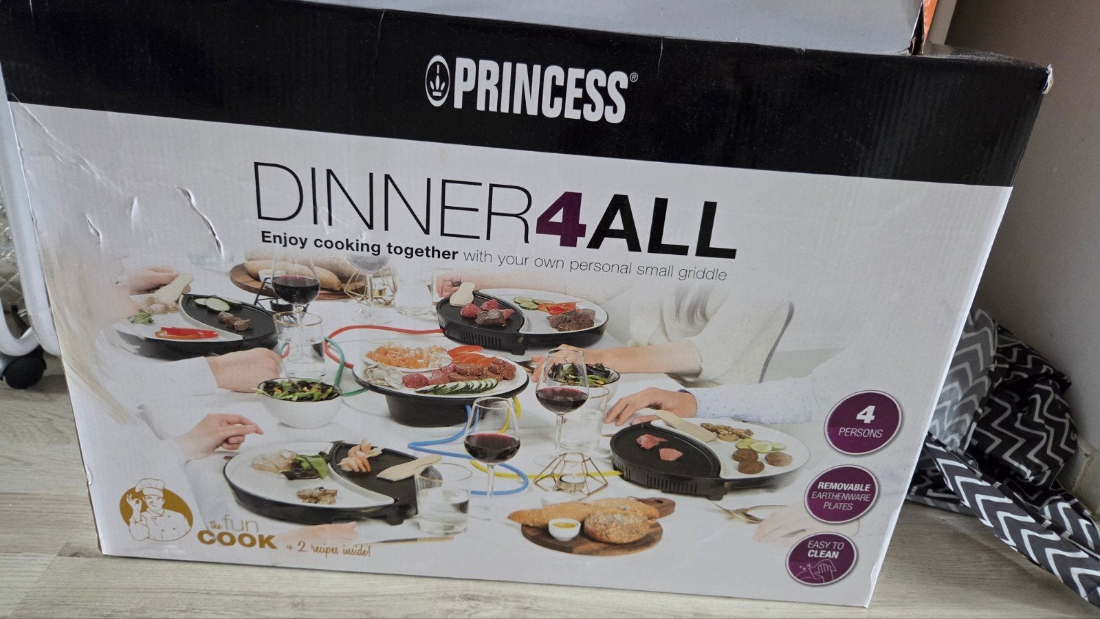 Princess Dinner4All - Individuele gourmetsets (4 personen), Witgoed en Apparatuur, Gourmetstellen, Ophalen, Zo goed als nieuw