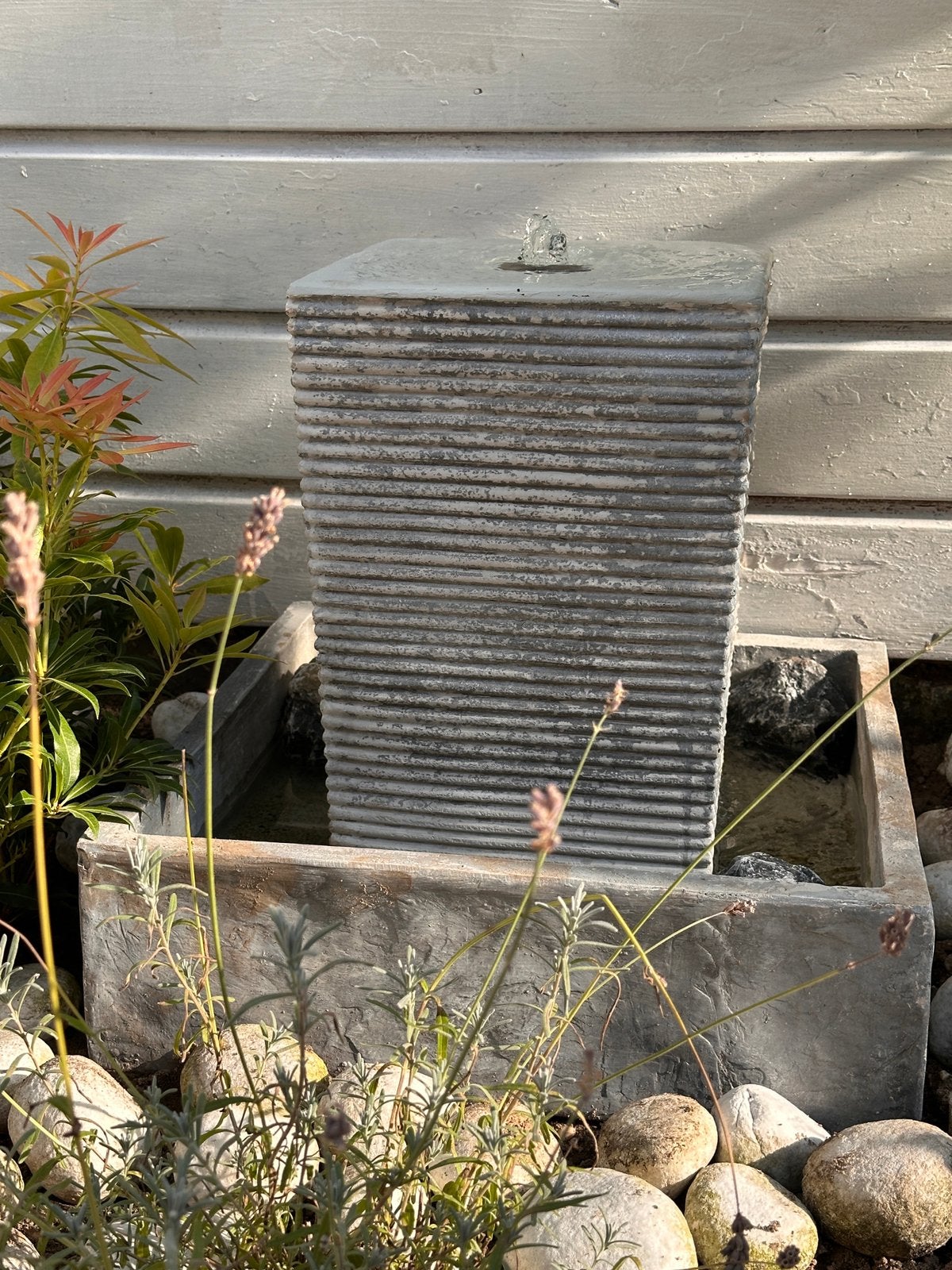 Waterornament, Tuin en Terras, Ophalen, Zo goed als nieuw, Beton, Waterornament
