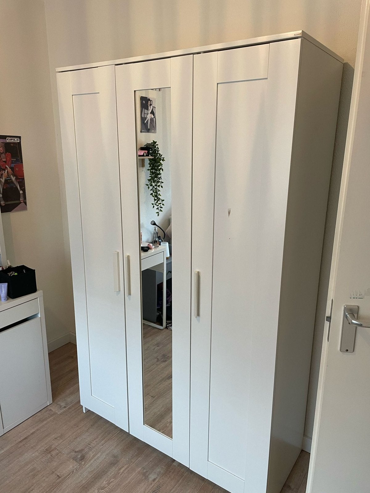 IKEA Brimnes kledingkast, Ophalen, Met deur(en), Gebruikt, 100 tot 150 cm