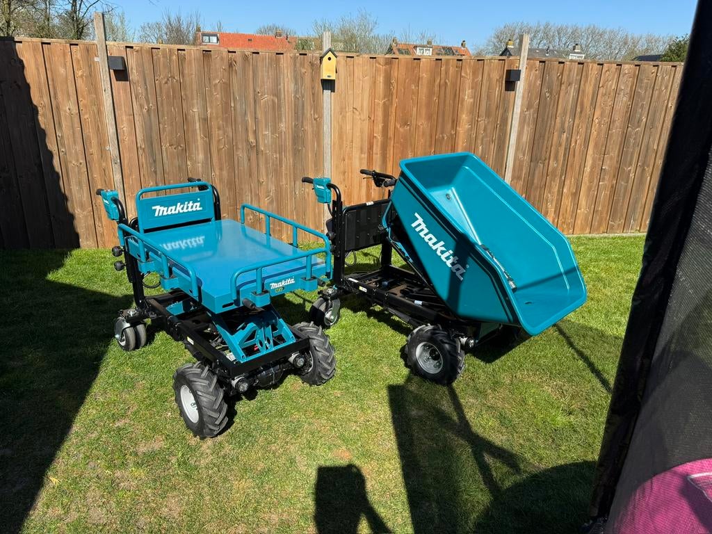 Makita accu transporter | schaarlift | kruiwagen DCU601Z, Tuin en Terras, Kruiwagens, Ophalen, Nieuw, Elektrisch