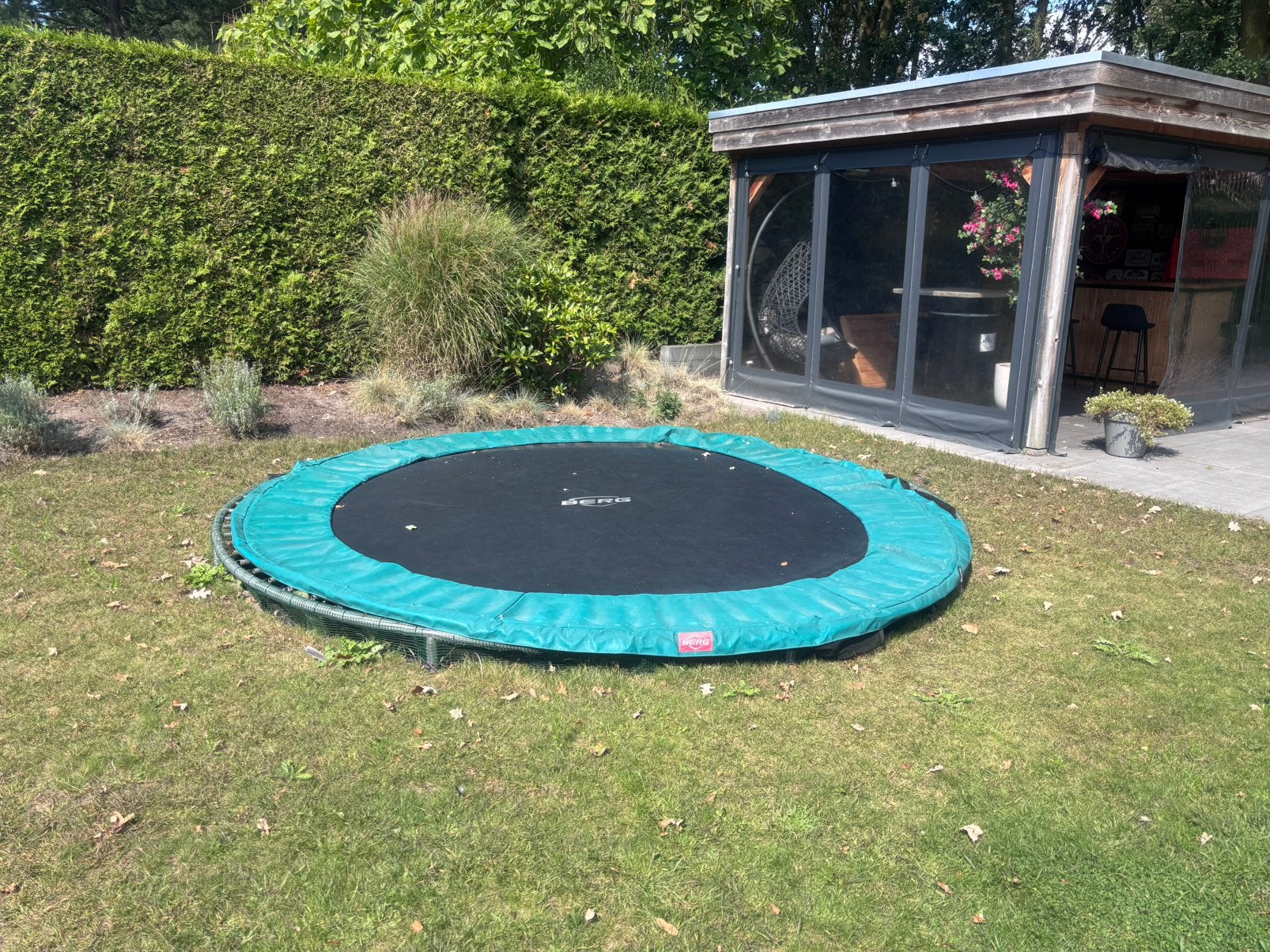 Trampoline Berg 350, Kinderen en Baby's, Speelgoed | Buiten | Trampolines, Ophalen, Gebruikt