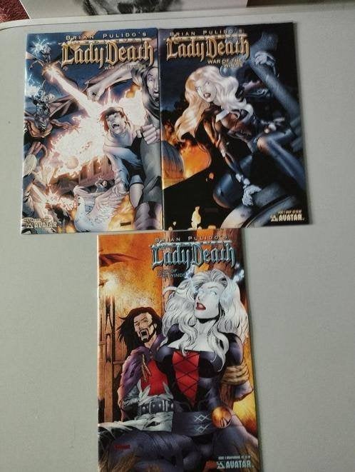 Medieval Lady death : war of the winds compleet, Boeken, Strips | Comics, Ophalen, Amerika, Complete serie of reeks, Nieuw