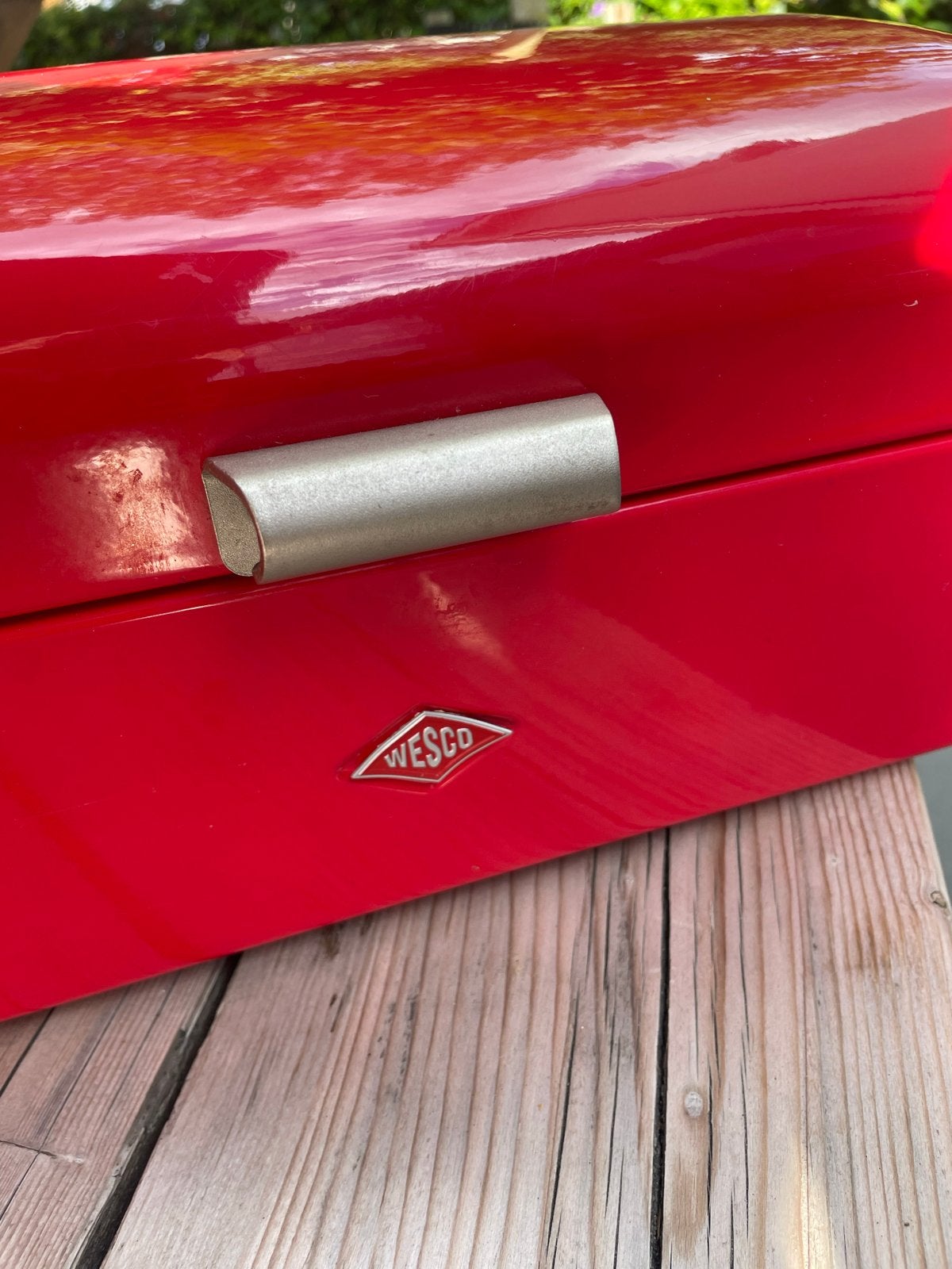 Wesco broodtrommel - Zo goed als nieuw, Huis en Inrichting, Keuken | Keukenbenodigdheden, Ophalen, Zo goed als nieuw, Metaal, Broodtrommel