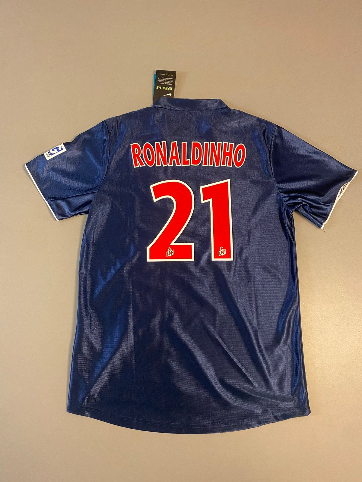 Ronaldinho PSG thuisshirt 01/02, Ophalen of Verzenden, Zo goed als nieuw, Shirt