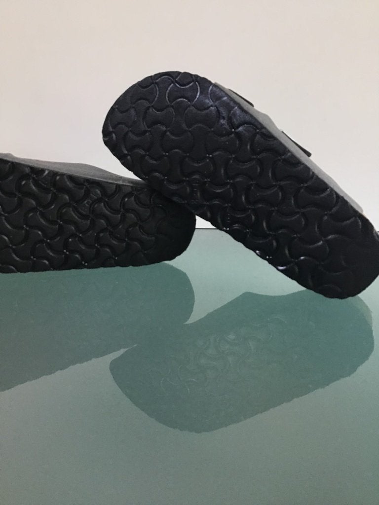 Birkenstock Arizona 38 | zilver grijs | Gratis verzenden, Slippers, Verzenden, Zo goed als nieuw, Grijs