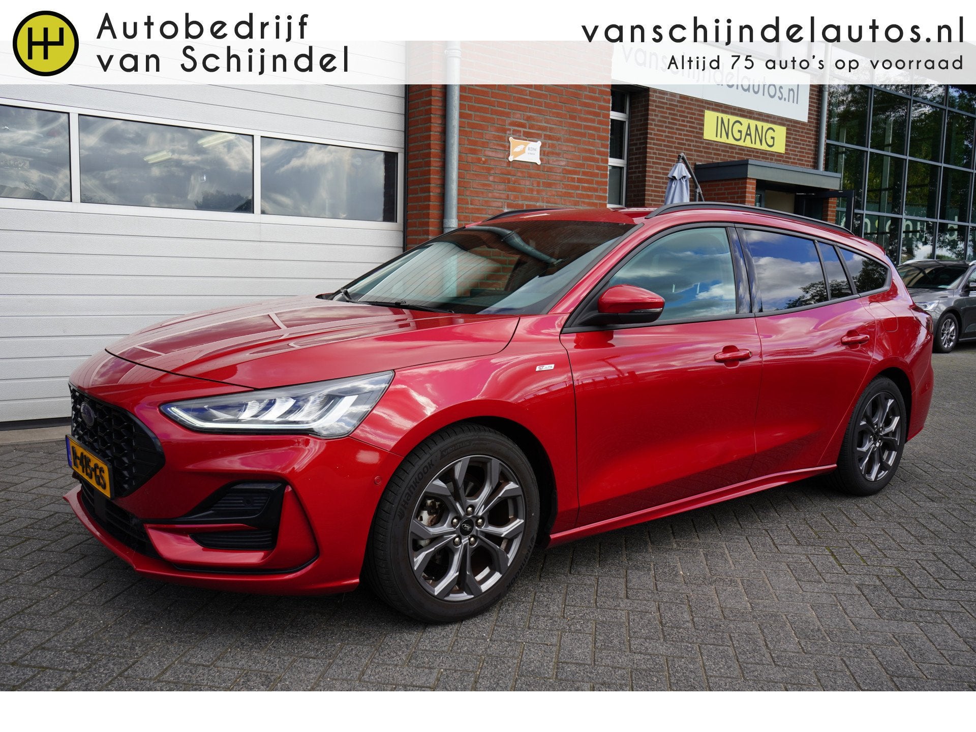 Ford FOCUS Wagon 1.0 ECOBOOST HYBRID ST LINE ORIGINEEL NL DE, Auto's, Dealer onderhouden, Stof, Gebruikt, Origineel Nederlands
