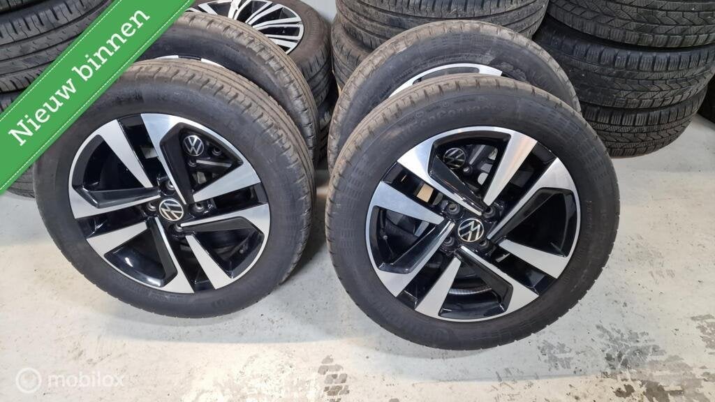 VW UP 15 inch DUBLIN velgen | 185/55/15 zomerbanden, Auto-onderdelen, Banden en Velgen, Gebruikt, 15 inch, Banden en Velgen, Zomerbanden