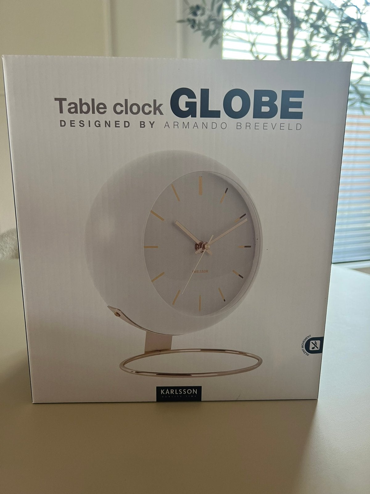 Globe klok - Karlsson - nieuw, Ophalen of Verzenden, Nieuw