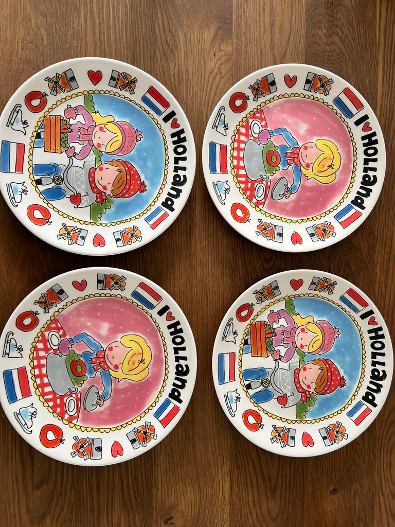 4 Fraaie Blond Holland Borden 26cm voor stamppot, Huis en Inrichting, Keuken | Servies, Blond Amsterdam, Ophalen of Verzenden