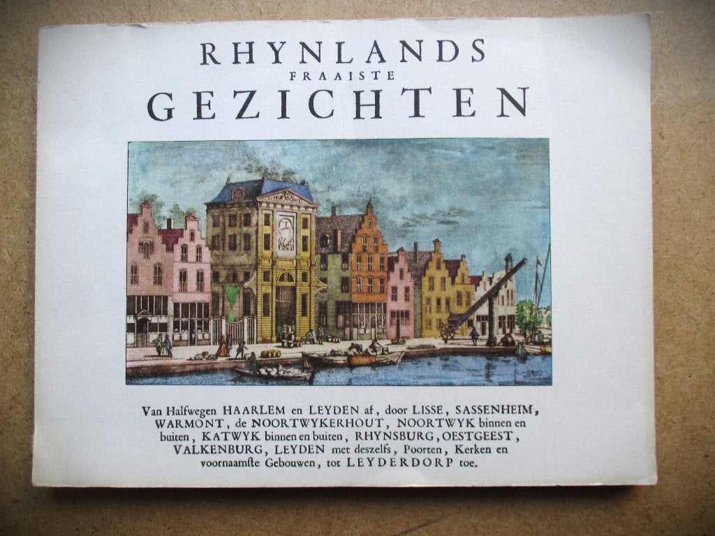 Prenten Oude gebouwen~Rhynlands Fraaiste Gezichten~Katwijk, Boeken, Geschiedenis | Stad en Regio, Ophalen of Verzenden, Gelezen