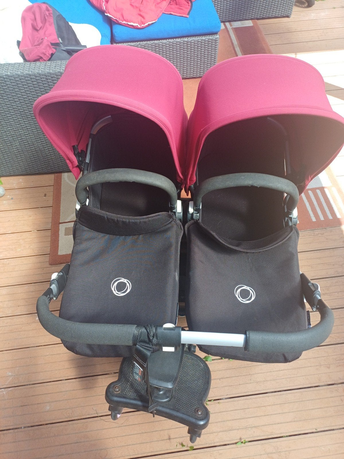 Bugaboo Donkey 2 Duo kinderwagen met accessoires, Ophalen, Gebruikt, Bugaboo