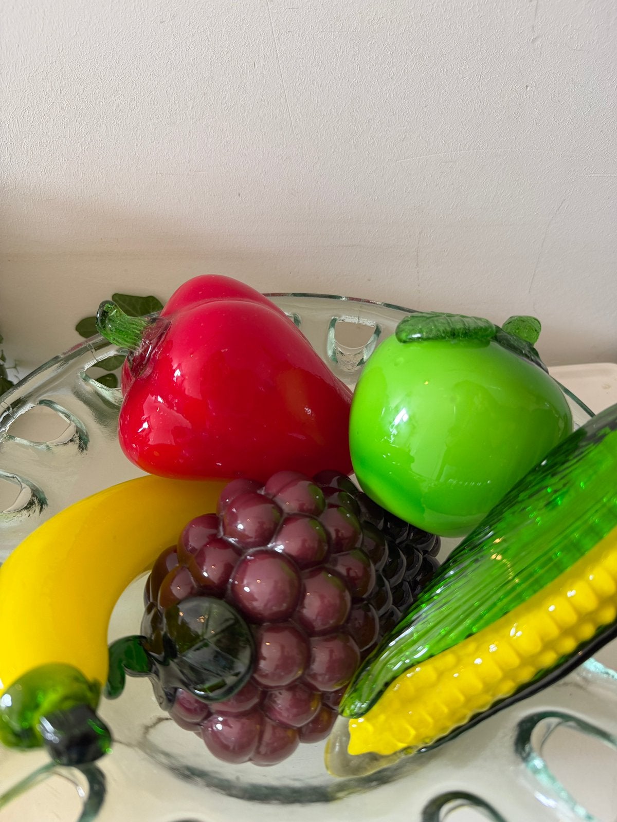 Murano glazen stuks fruit en groente, Antiek en Kunst, Ophalen of Verzenden