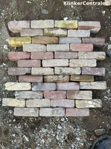 500m2 kleurmix gebakken beton klinkers straatstenen bkk bss