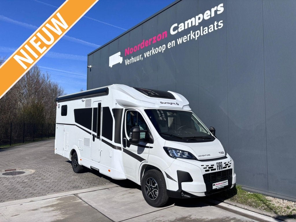Sunlight T 68 € 5000 Zomer Voordeel!, Automaat, Sunlight, Fiat, Tot en met 2
