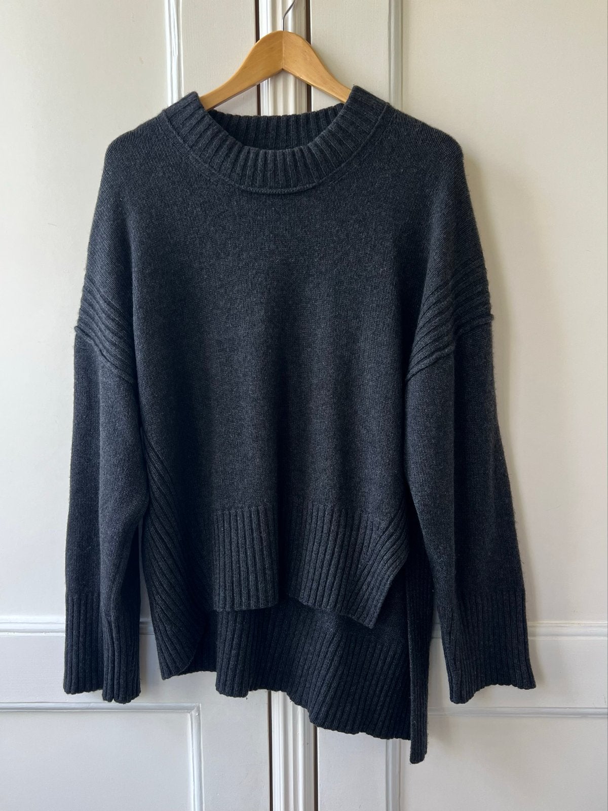 Isabel Benenato Oversized Trui 100% Cashmere, 36/38/40/42, Ophalen of Verzenden, Zo goed als nieuw, Maat 38/40 (M), Grijs