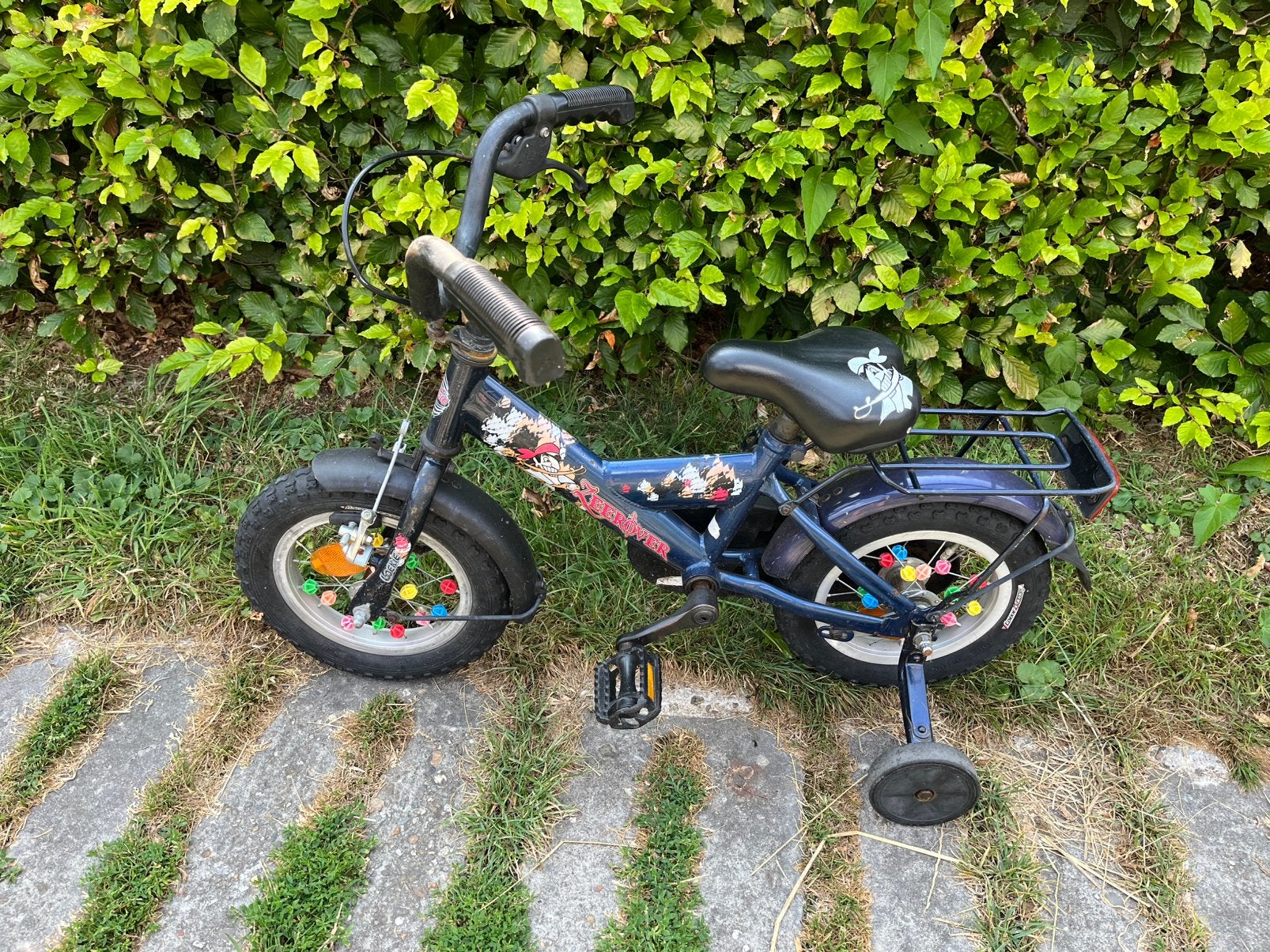 12 inch kinderfiets Loekie, Ophalen, Gebruikt, Terugtraprem, Loekie