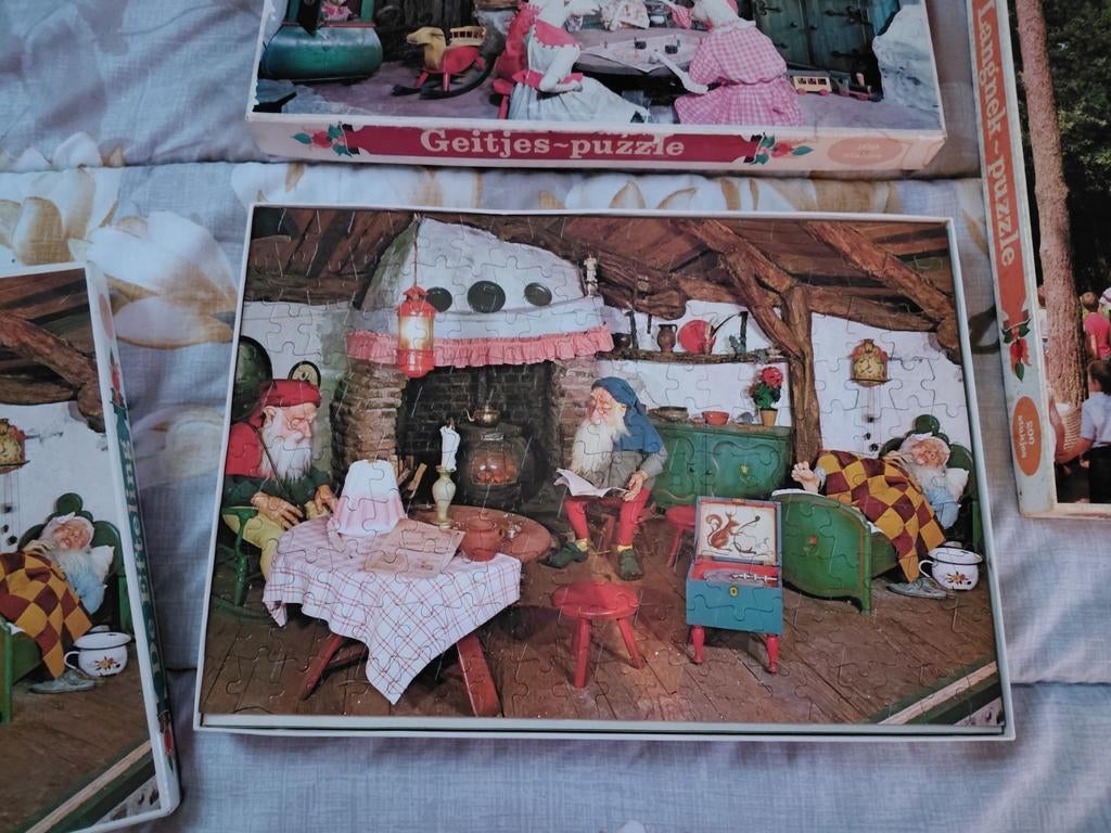 3 oude puzzels van de Efteling, Verzamelen, Ophalen of Verzenden, Gebruikt, Overige typen