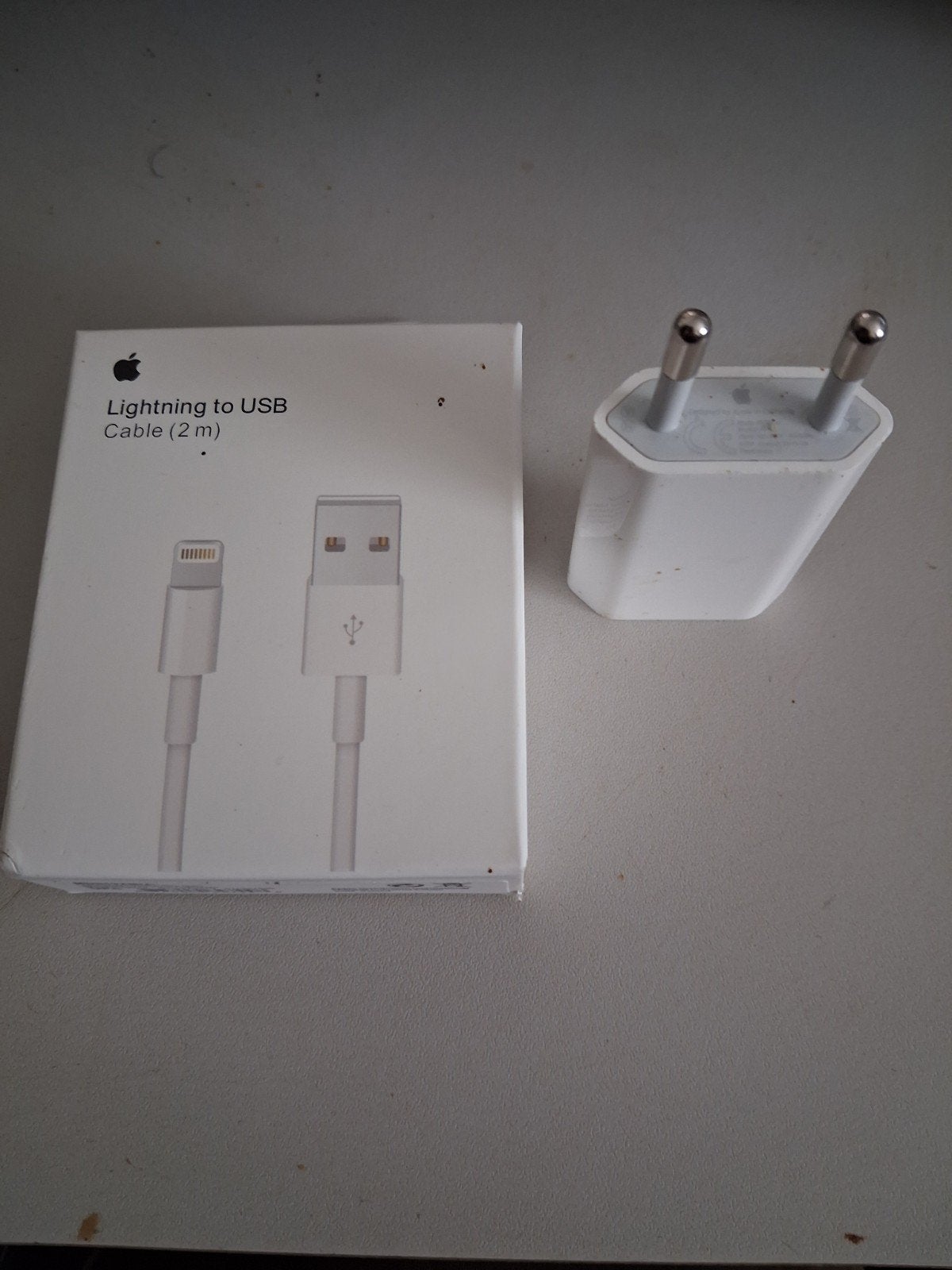 Apple Lightning naar USB kabel (2m) met adapter, Apple Inc., Ophalen of Verzenden, Support@apple.com, Apple