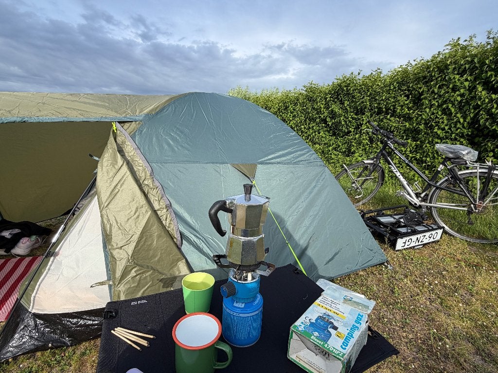 Origin Hyggelig 2-persoons tent, Caravans en Kamperen, Tenten, Ophalen of Verzenden, Zo goed als nieuw, Tot en met 2