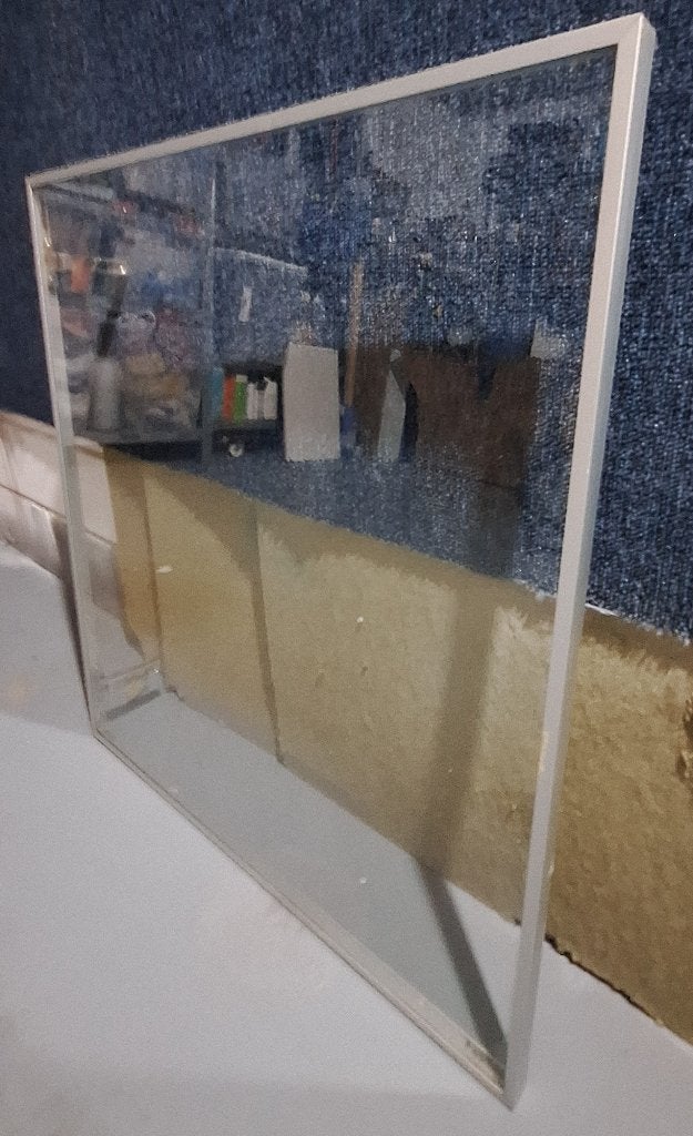 Ikea Vitrinedeur Besta x 2 (60x64cm), Ophalen, Gebruikt, 50 tot 100 cm, Glas