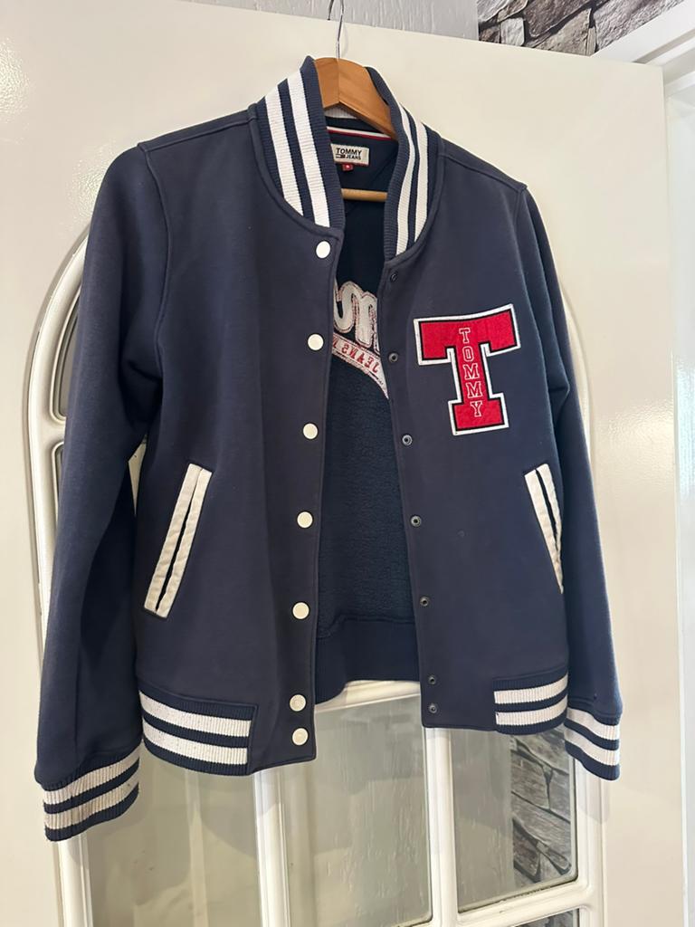 Stijlvolle Tommy Jeans varsity jacket in maat S., Ophalen of Verzenden, Zo goed als nieuw, Blauw