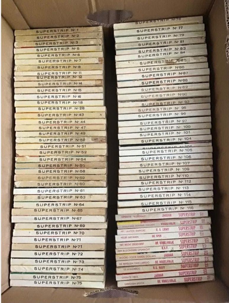 165 pocket/superstrip (Barracuda,Maddock,Jaguar etc.), Boeken, Meerdere comics, Ophalen of Verzenden, Gelezen, Amerika